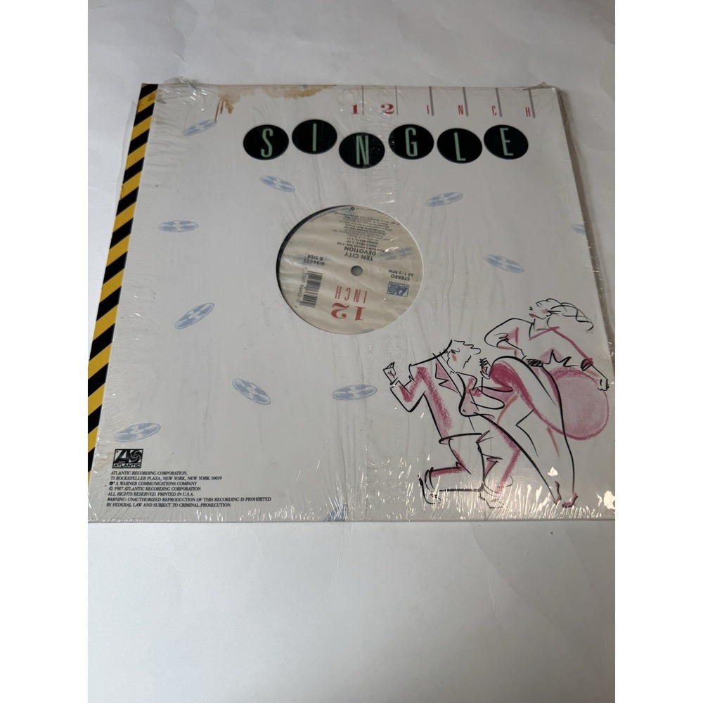 Ten City Devotion Vinyl Record Devotion / Bam Bam's House Mix Bonus Beats EX - Picture 3 of 6